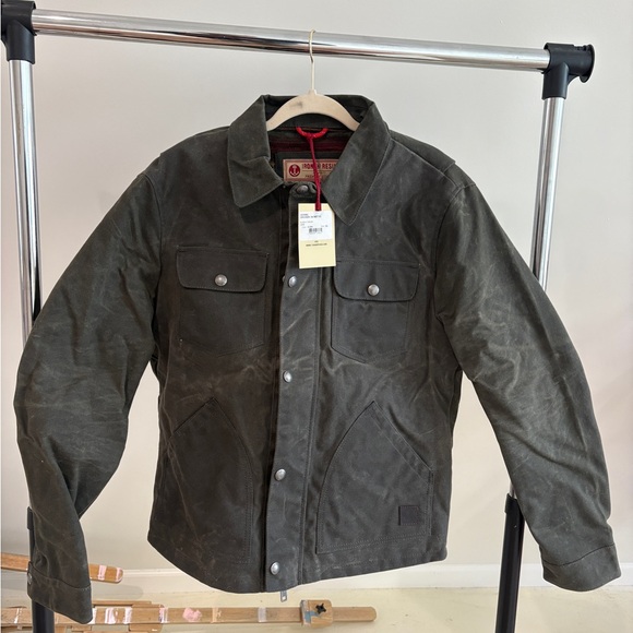 Iron & Resin Dark Olive cruiser jacket - Picture 3 of 5